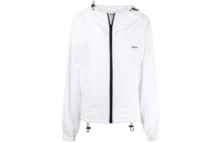 AMBUSH FW21 Logo Zip Jacket White