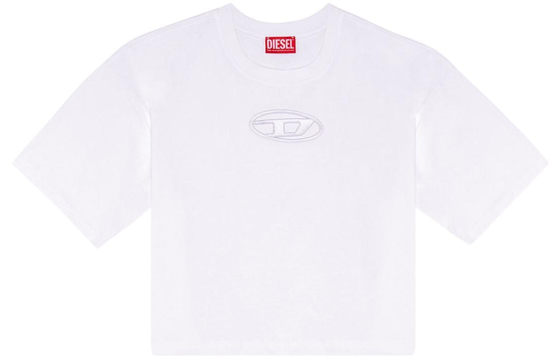 Diesel Logo Print T-Shirt White