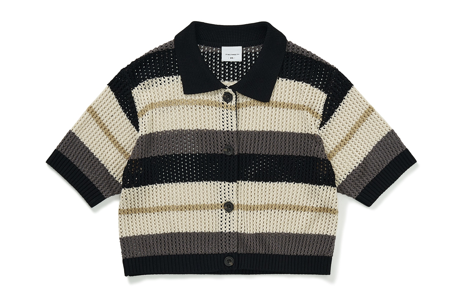 714STREET Knit Cardigan Polo