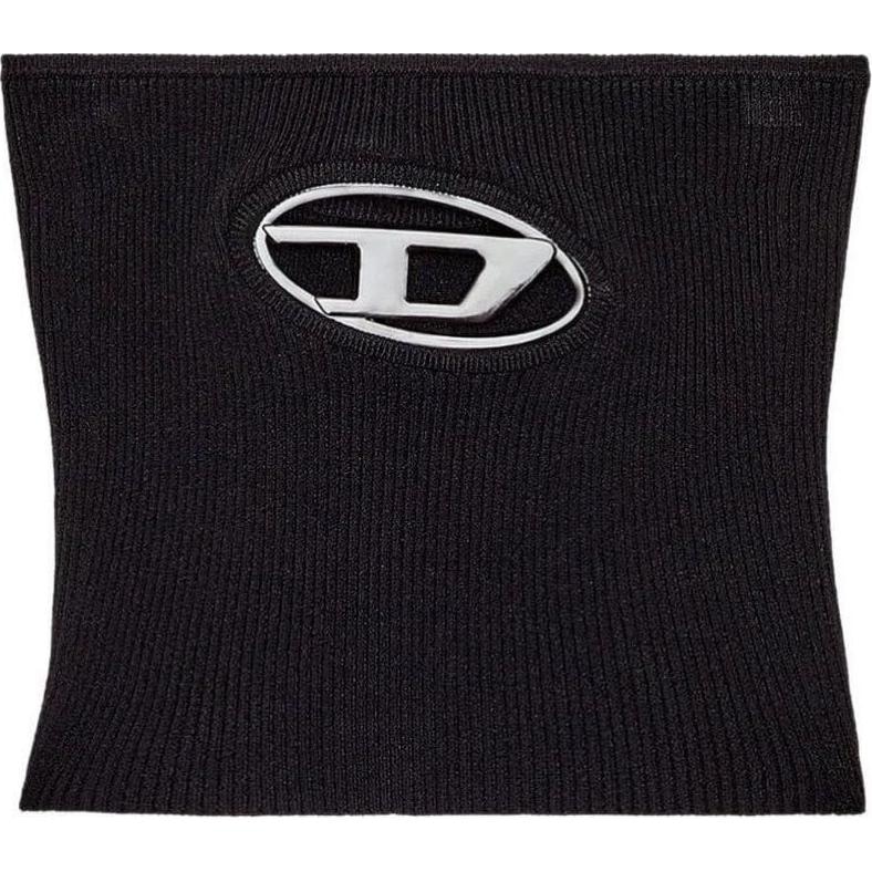 DIESEL OVAL-D Logo Cutout Bustier
