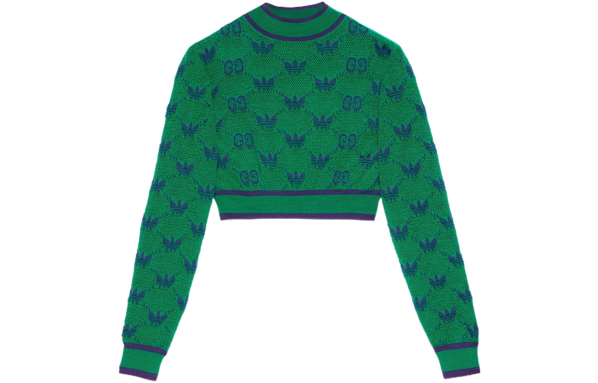 GUCCI/古驰 Gucci x adidas SS23 Green Sweater