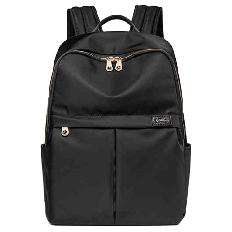 金利来/GOLDLION Goldlion Backpack Medium Black/Beige