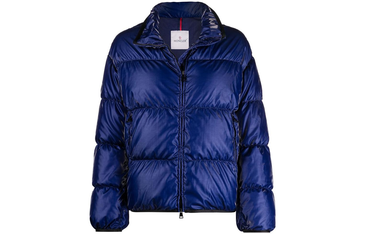 Moncler SS22 Slim Fit Down Jacket Blue