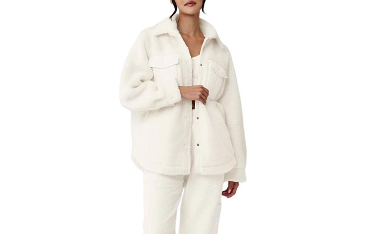 alo yoga Snap Button Oversized Jacket