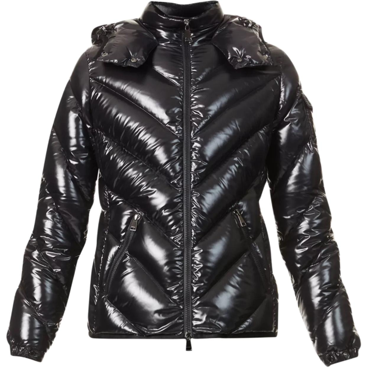 Moncler Hooded Down Jacket Black