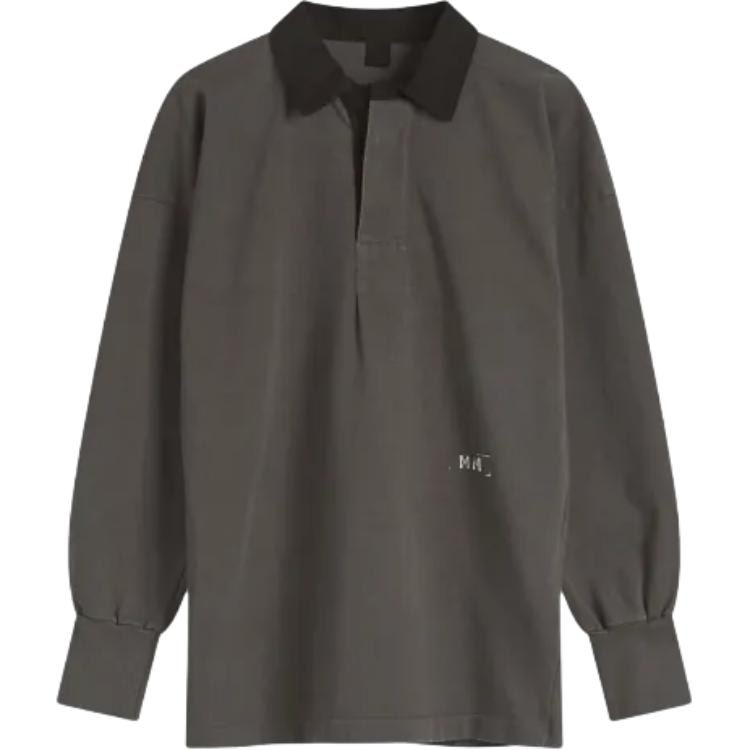 Maison Margiela/马吉拉 Maison Margiela Long Sleeve Polo Anthracite