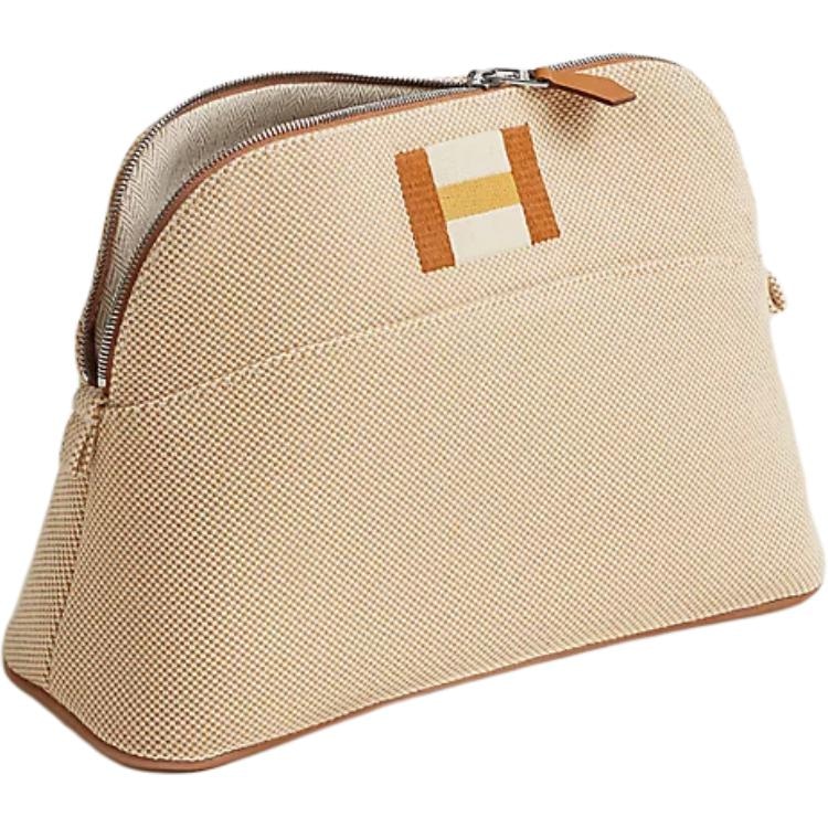 HERMES/爱马仕 Hermes Bolide H Print Pouch Honey