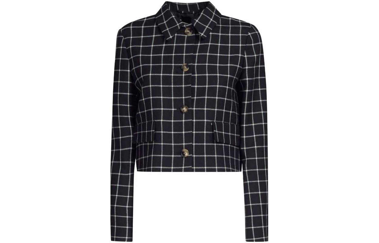 MARNI Black Checked Wool Jacket