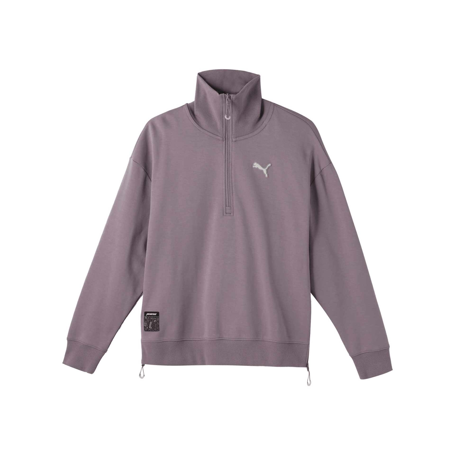 PUMA/彪马 PUMA Retro Half-Zip Sweatshirt Light Purple