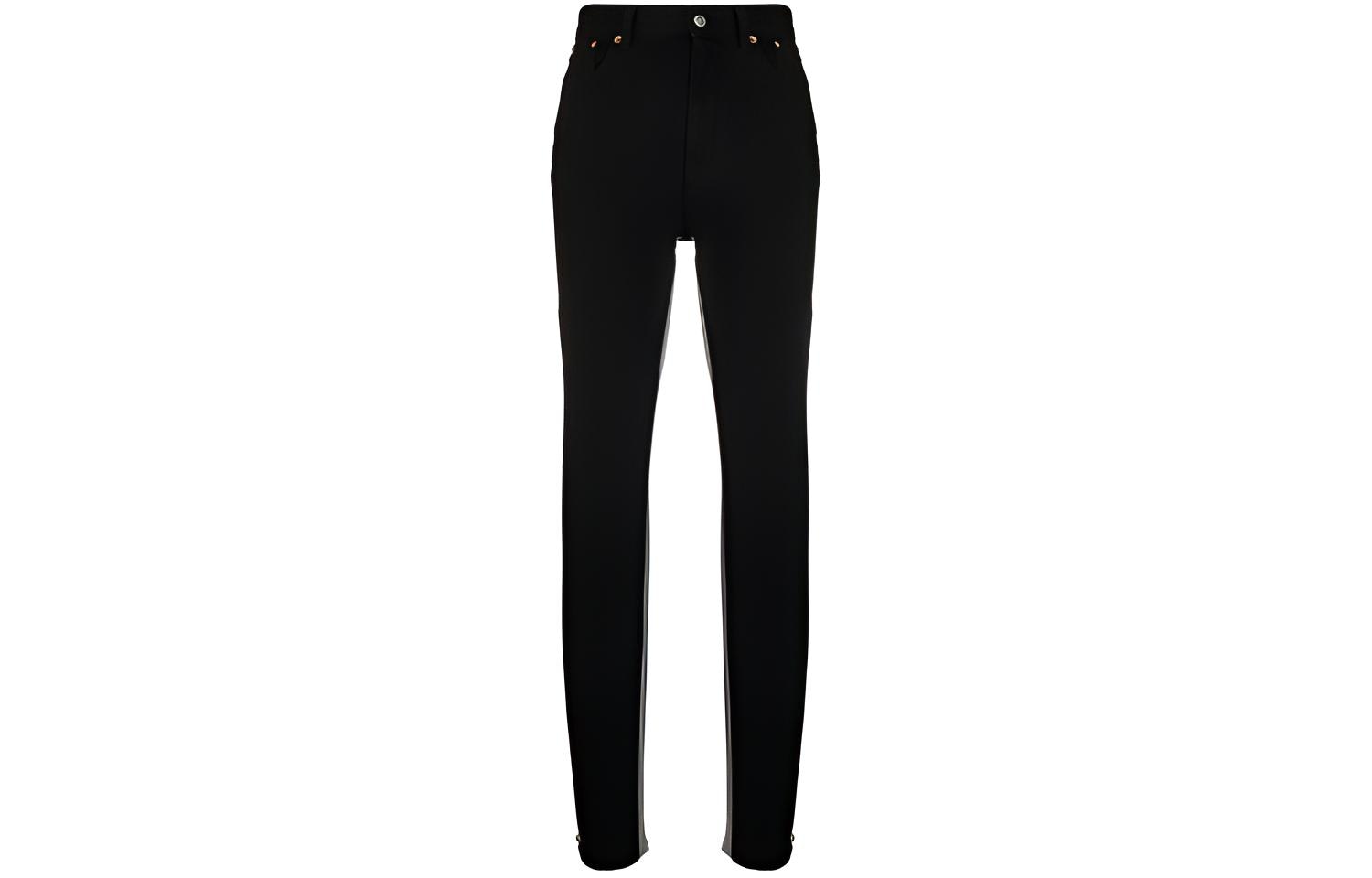 MM6 Maison Margiela FW21 Patchwork Slim Pants Black