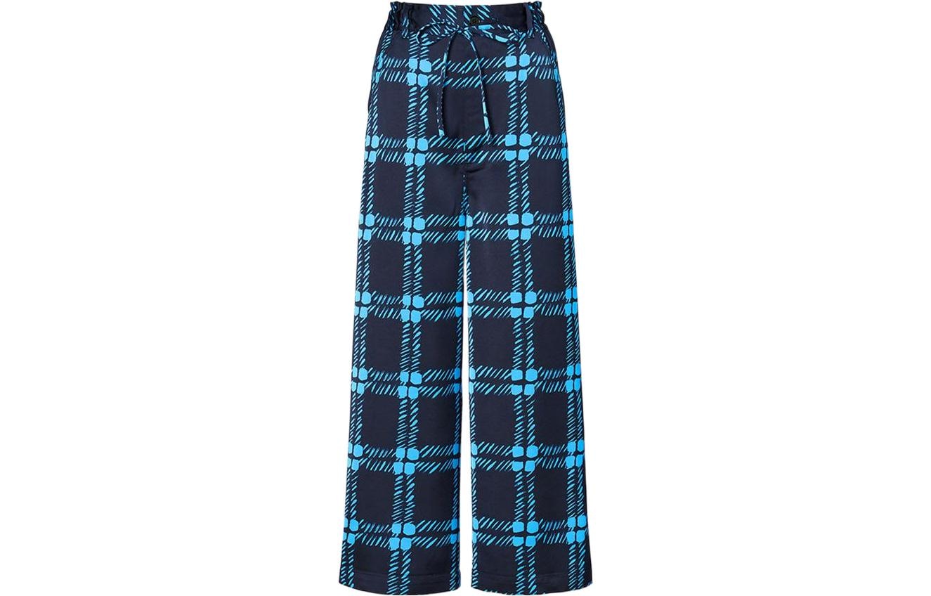 UNIQLO/优衣库 UNIQLO MARNI SS22 Navy Plaid Pants