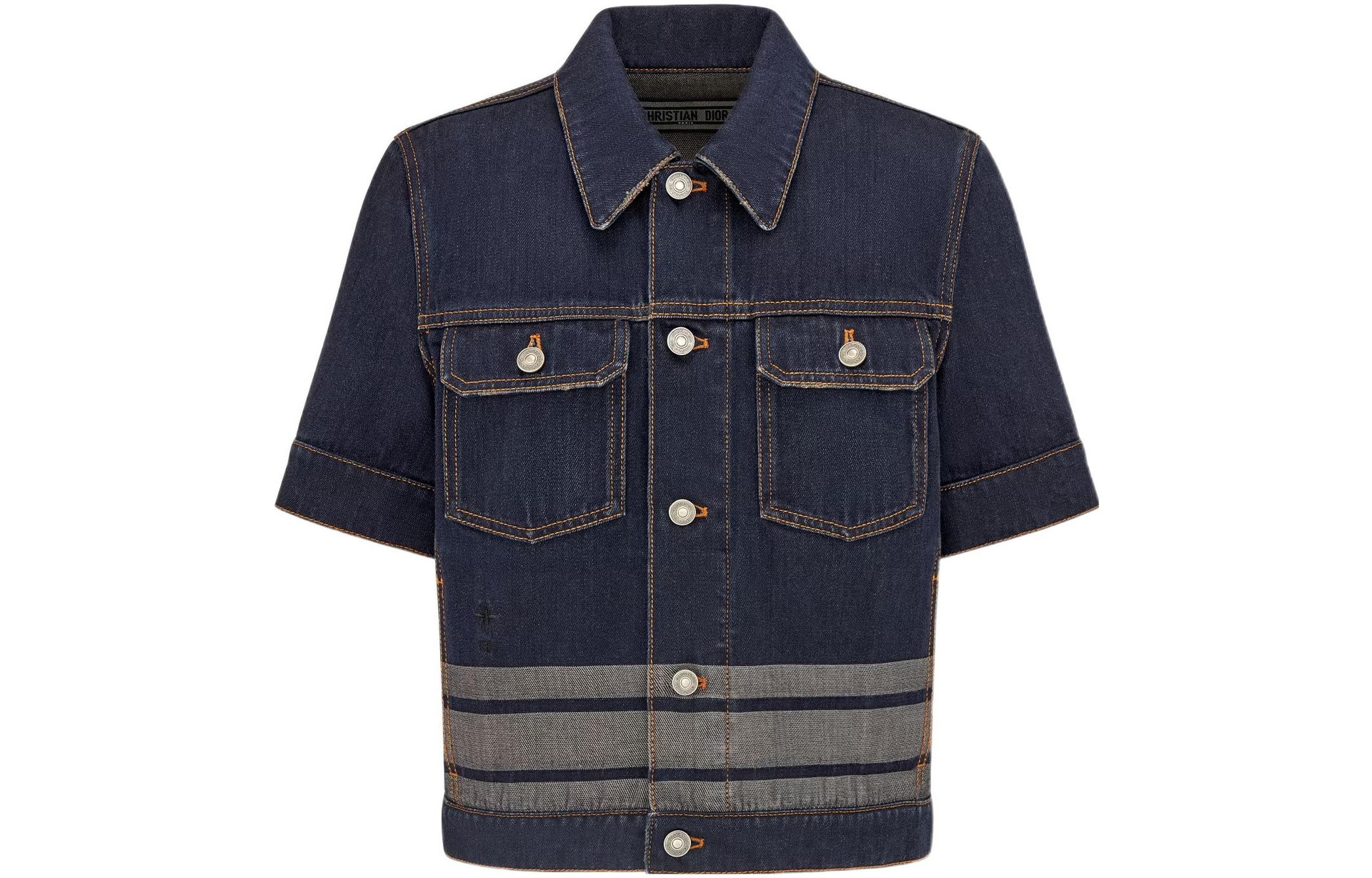 DIOR SS23 Colorblock Denim Jacket