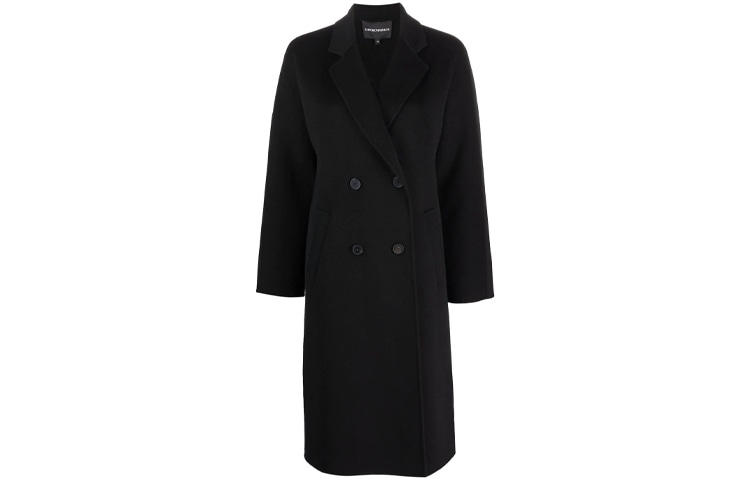 EMPORIO ARMANI/阿玛尼 Emporio Armani FW21 Black Coat