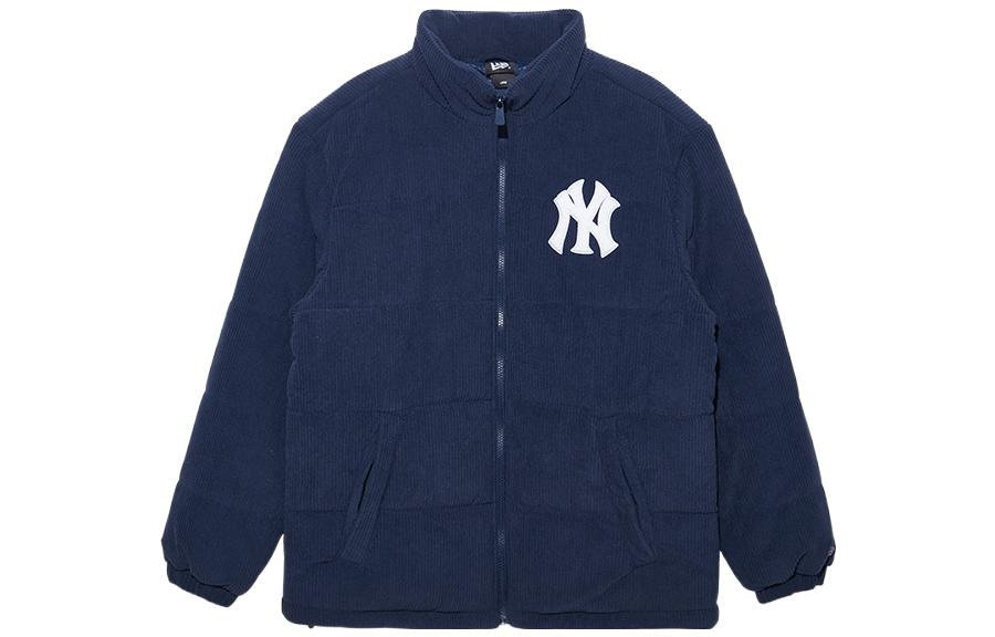 New Era Solid Logo Padded Jacket Navy