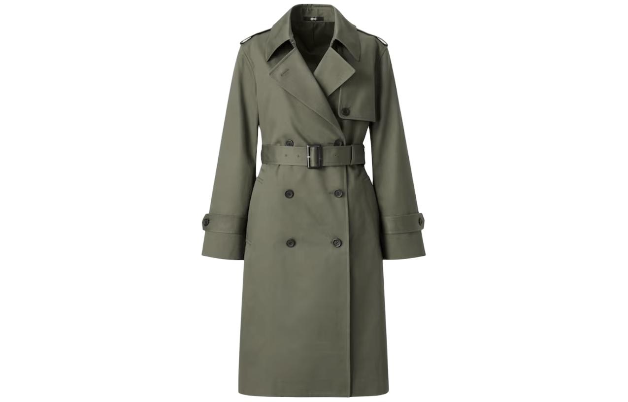 UNIQLO/优衣库 UNIQLO SS24 Olive Trench Coat