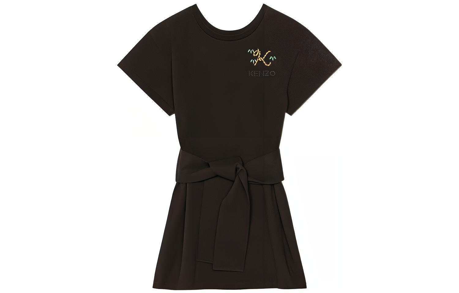 KENZO FW22 Logo Dress Black