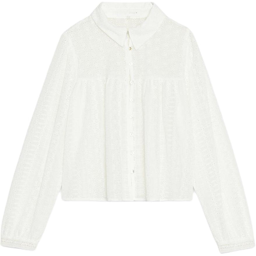 ZARA Embroidered Breathable Shirt