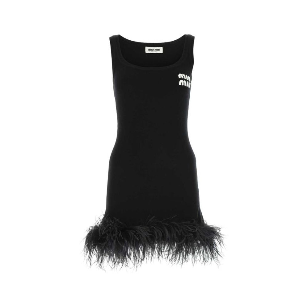 Miu Miu SS23 Sleeveless Dress Black