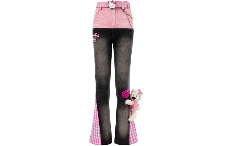 13 DEMARZO x Sanrio Flared Denim Pants