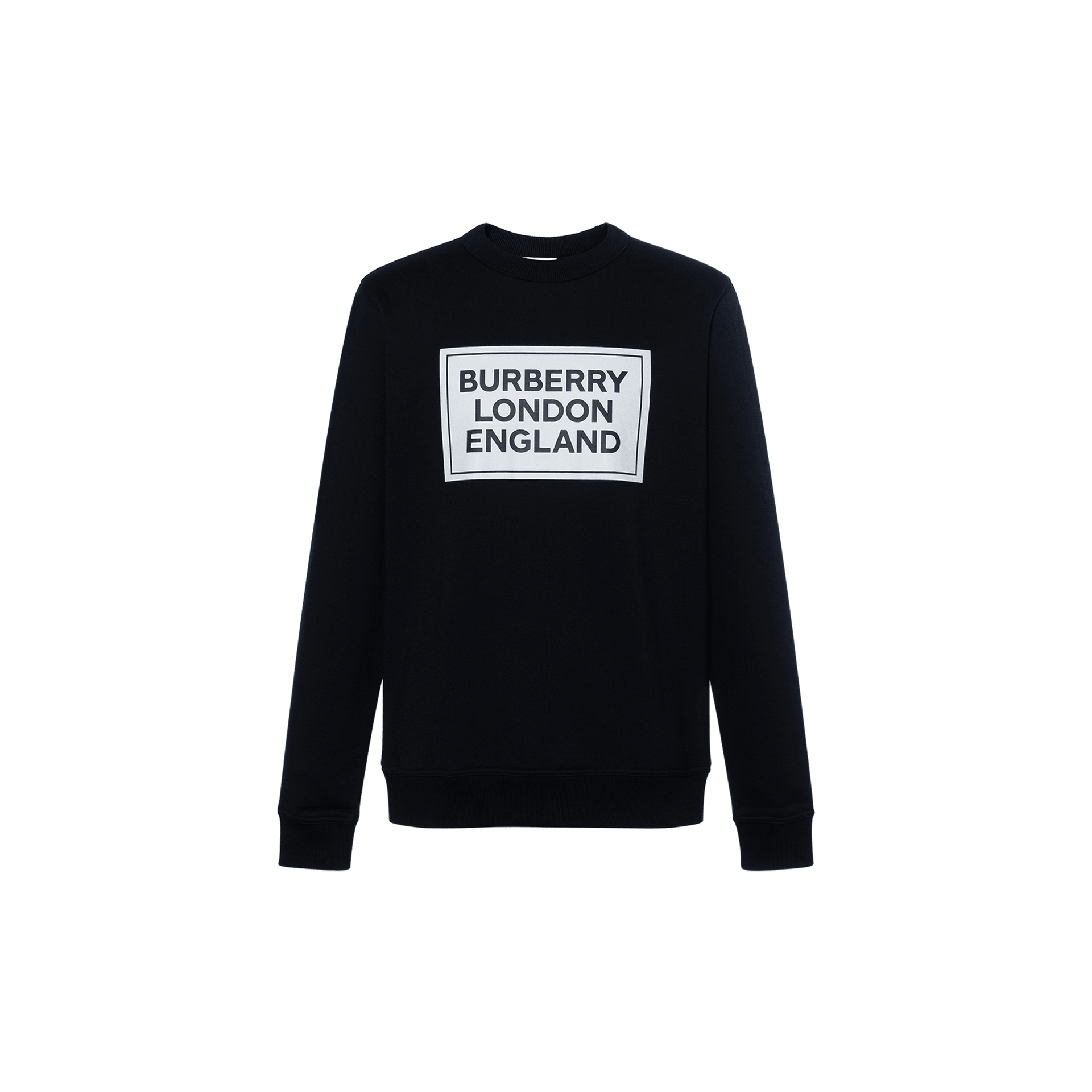 Burberry SS24 Logo Crewneck Sweatshirt Black