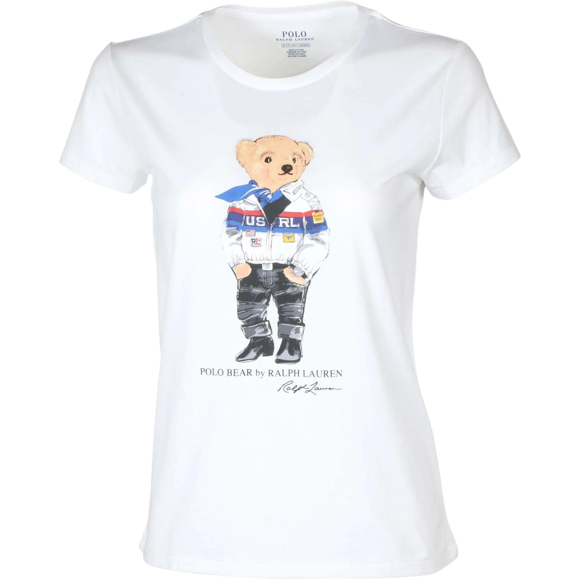 Polo Ralph Lauren Bear Print T-Shirt White