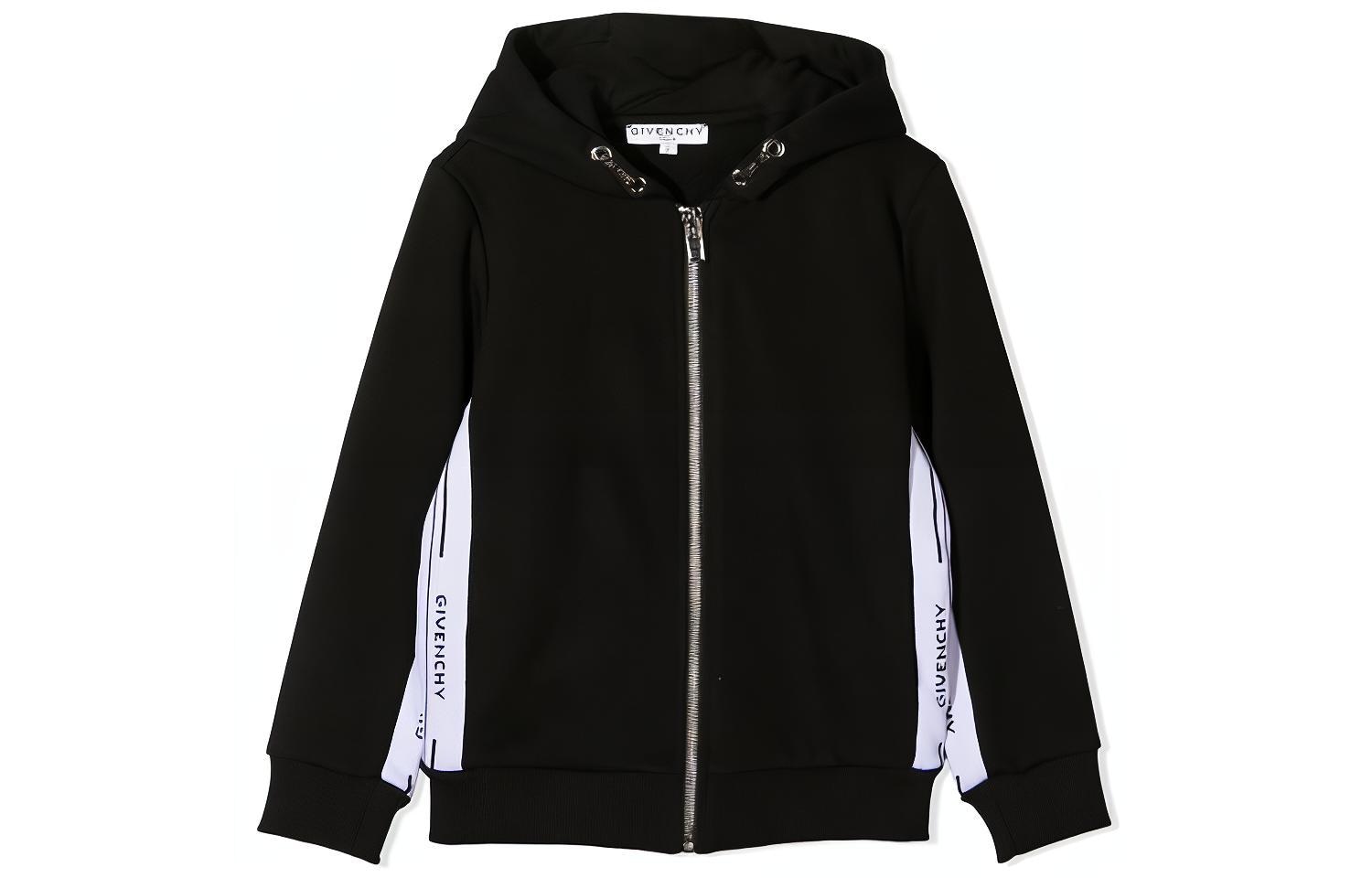 Givenchy/纪梵希 Givenchy Side Logo Zip Hoodie Black