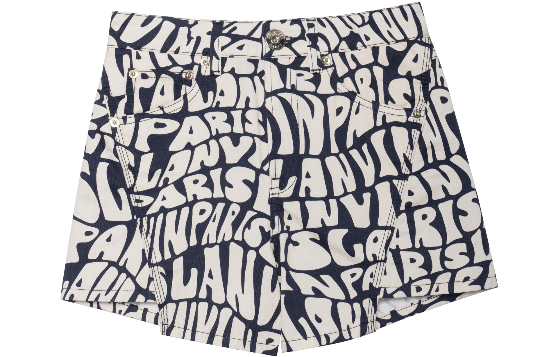 Lanvin/浪凡 Lanvin SS21 Navy Denim Shorts