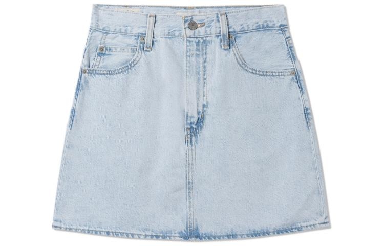 levi’s Levis Denim A-Line Skirt Blue