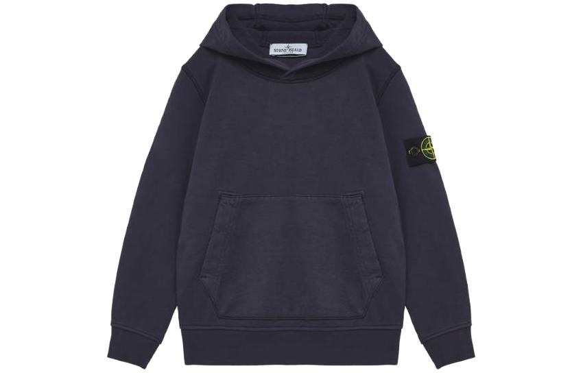Stone Island Hoodie Midnight Blue Kids