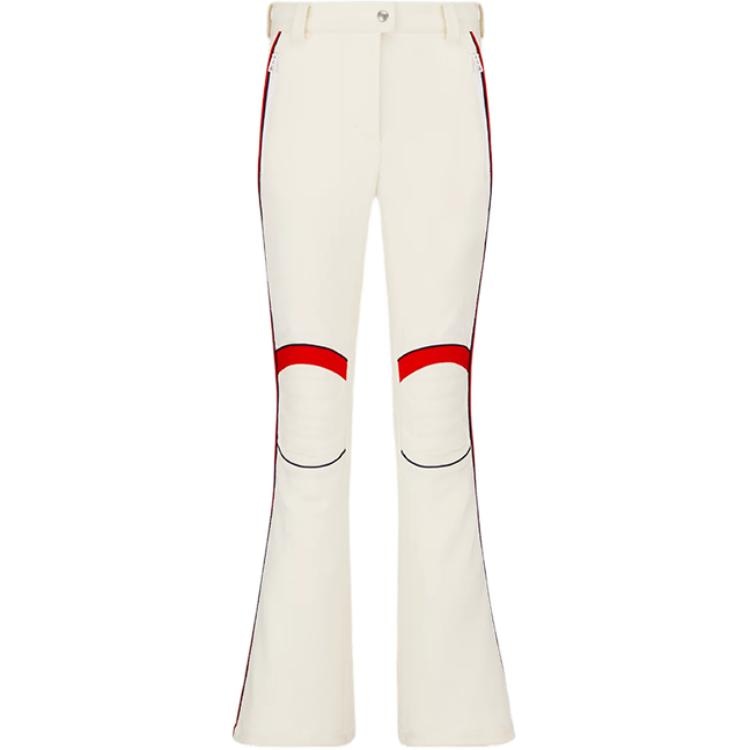 DIOR FW22 Colorblock Stripe Ski Pants Beige