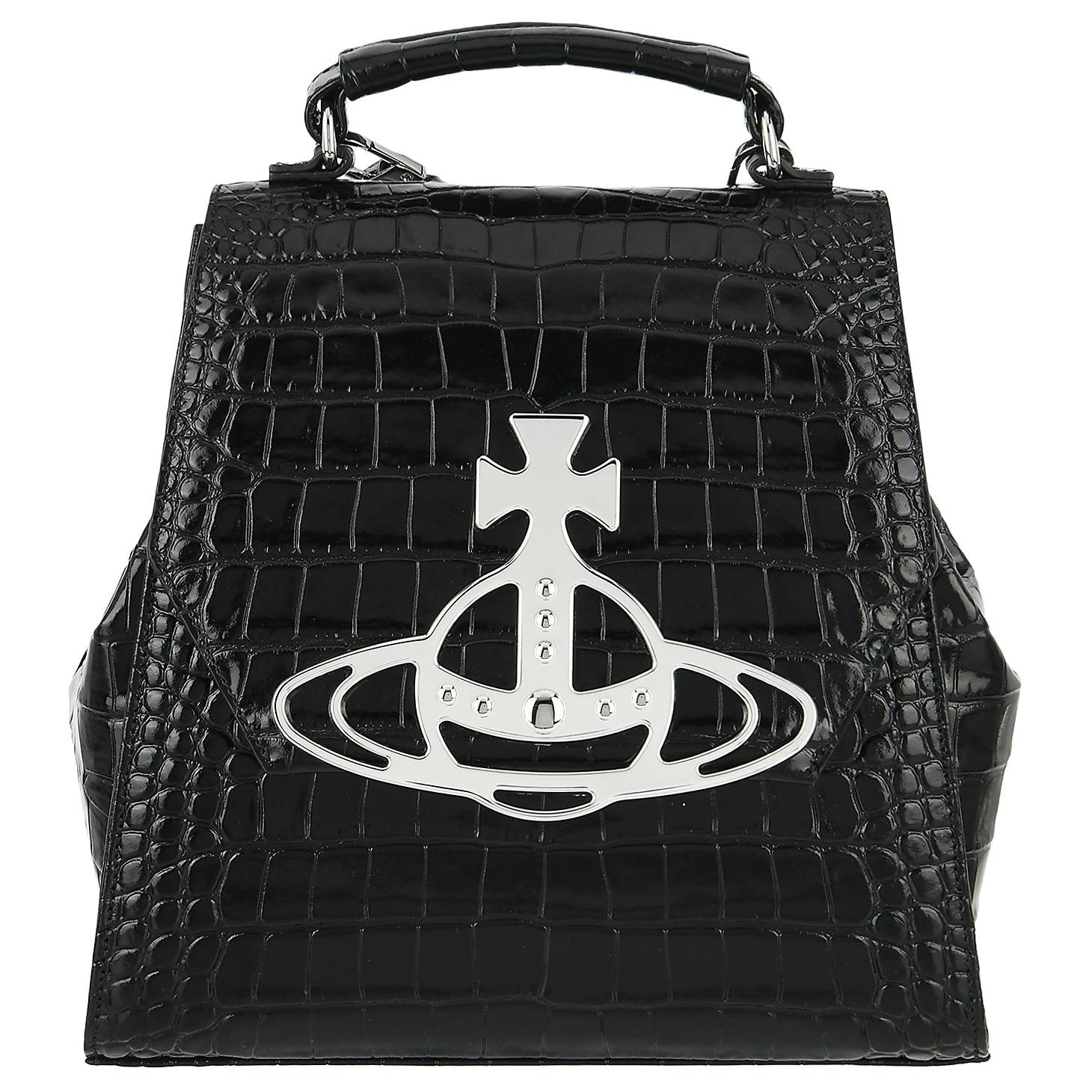 Vivienne Westwood Saturn Logo Backpack