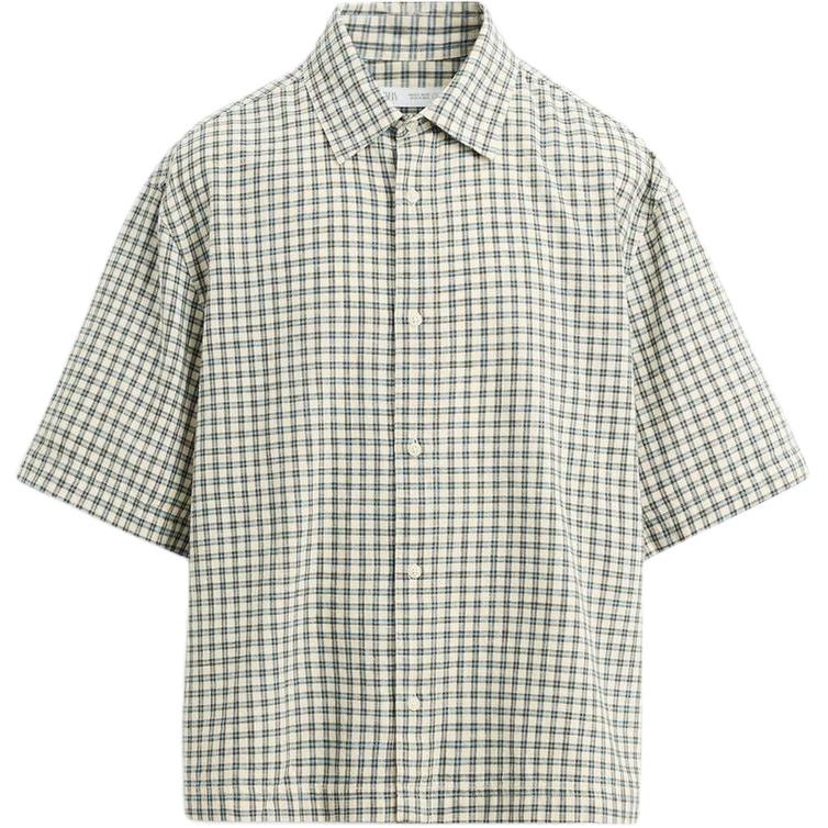 ZARA Checked Collar Shirt