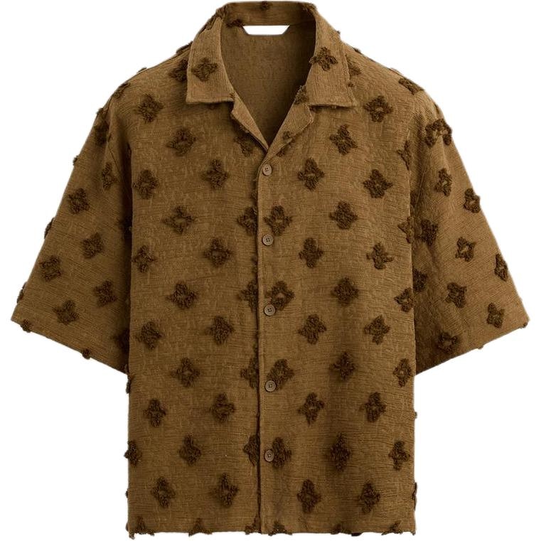 ZARA Jacquard Loose Fit Shirt