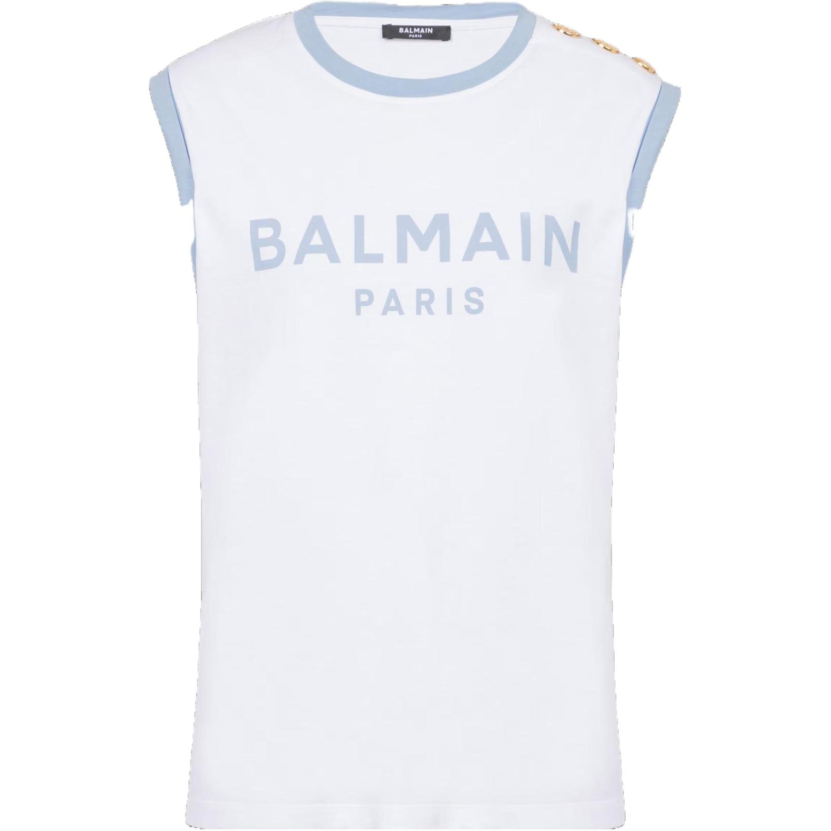 BALMAIN 3-Button Tank Top