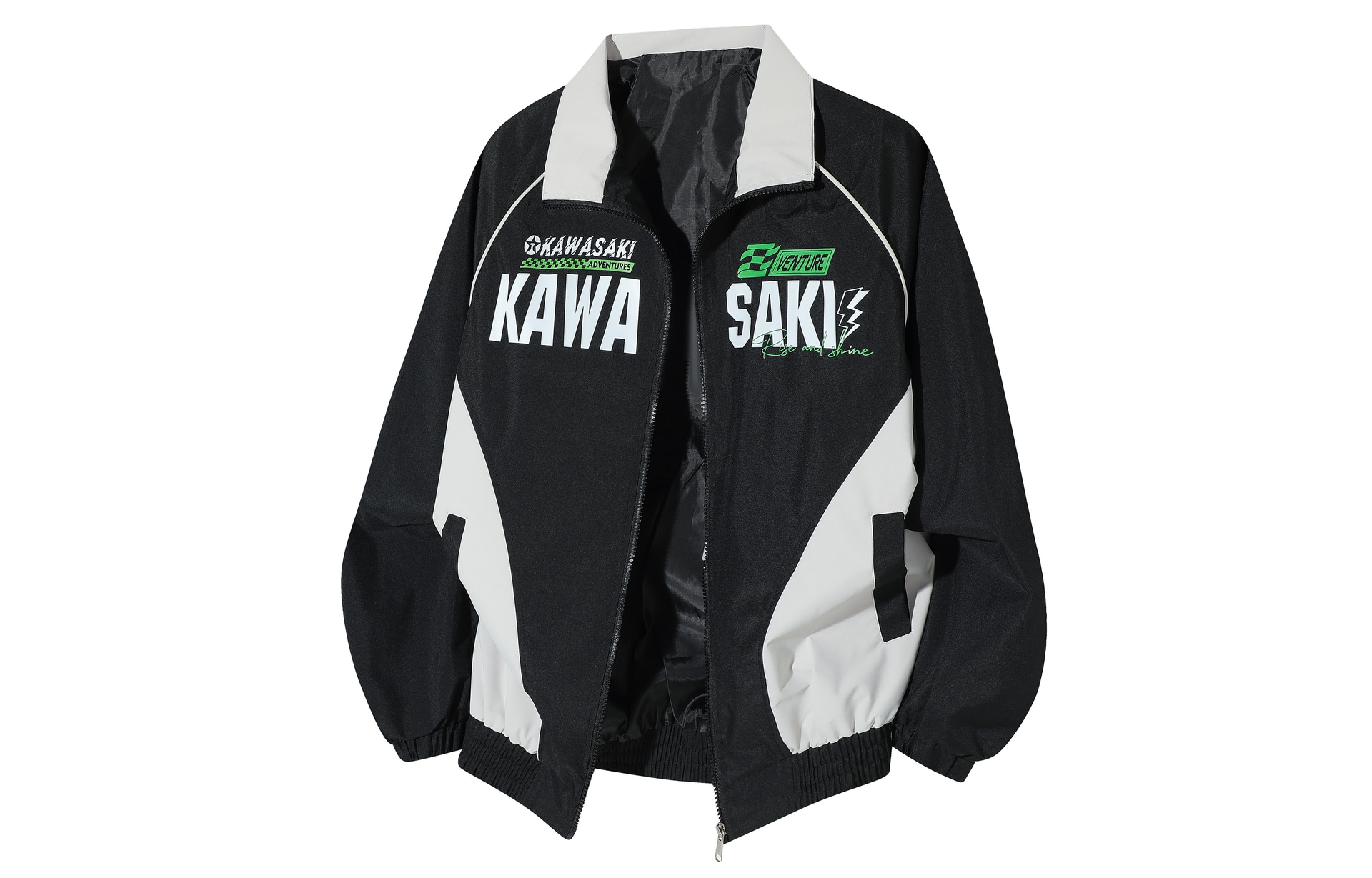 Kawasaki/川崎 Kawasaki Retro Logo Zip Jacket