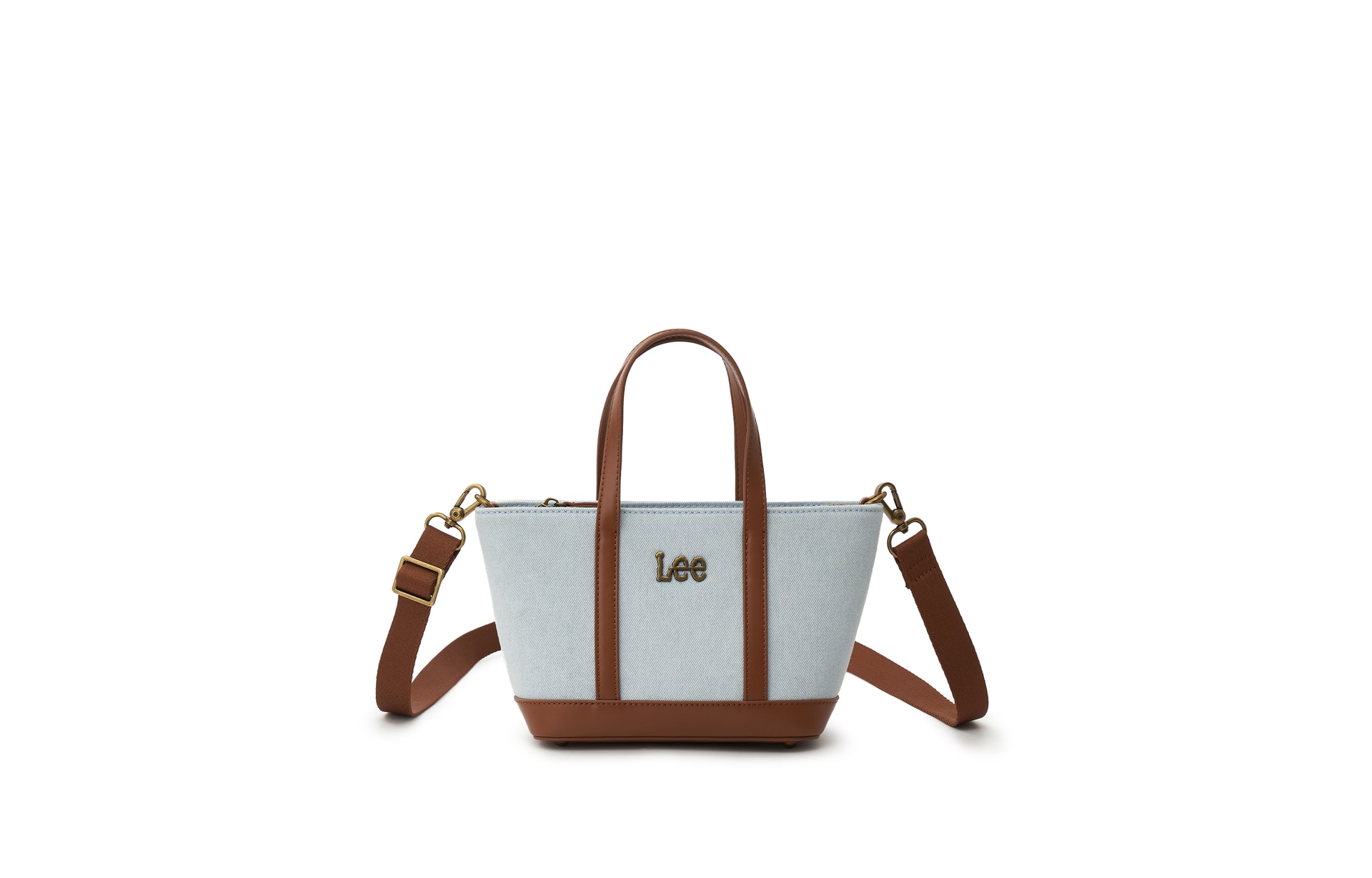 Lee Tote Bag Blue Brown