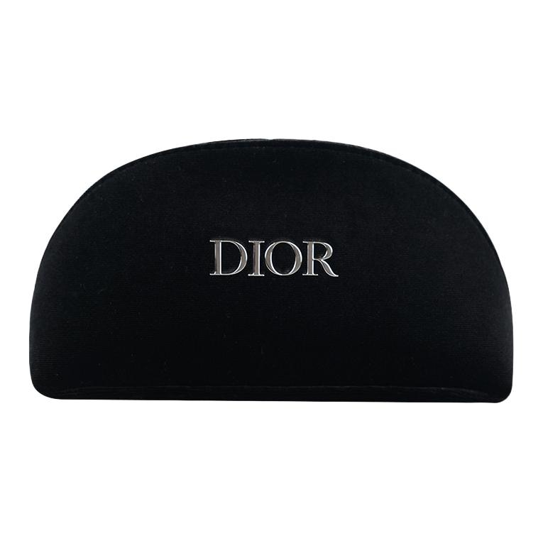 DIOR Half Moon Velvet Pouch