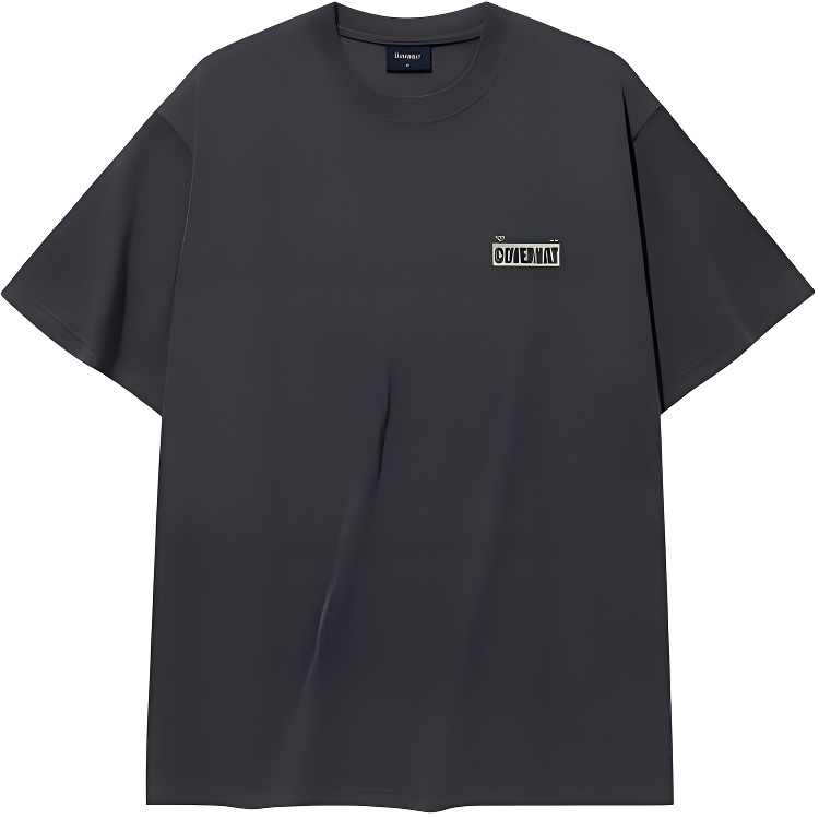 Covernat Simple Exhaust Graphic T-Shirt Charcoal