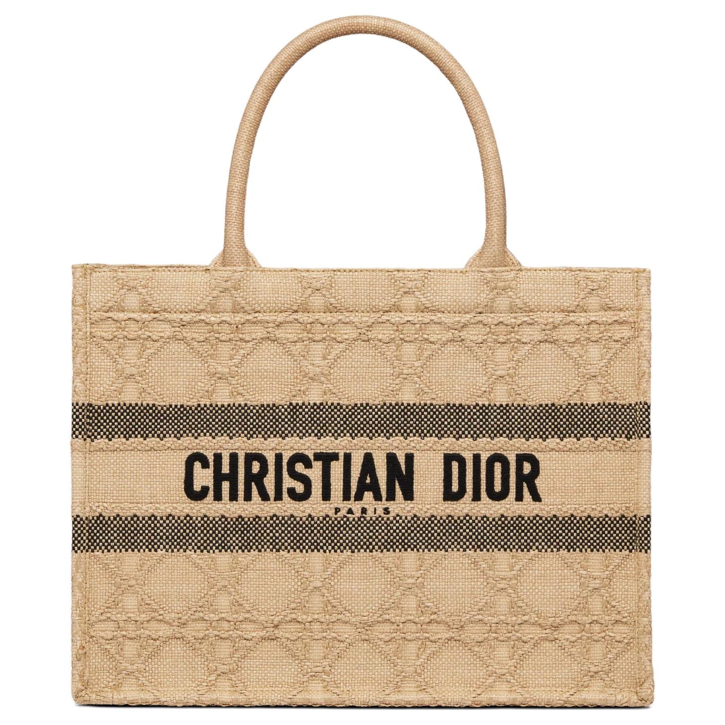 Dior Book Tote Medium Gold/Black