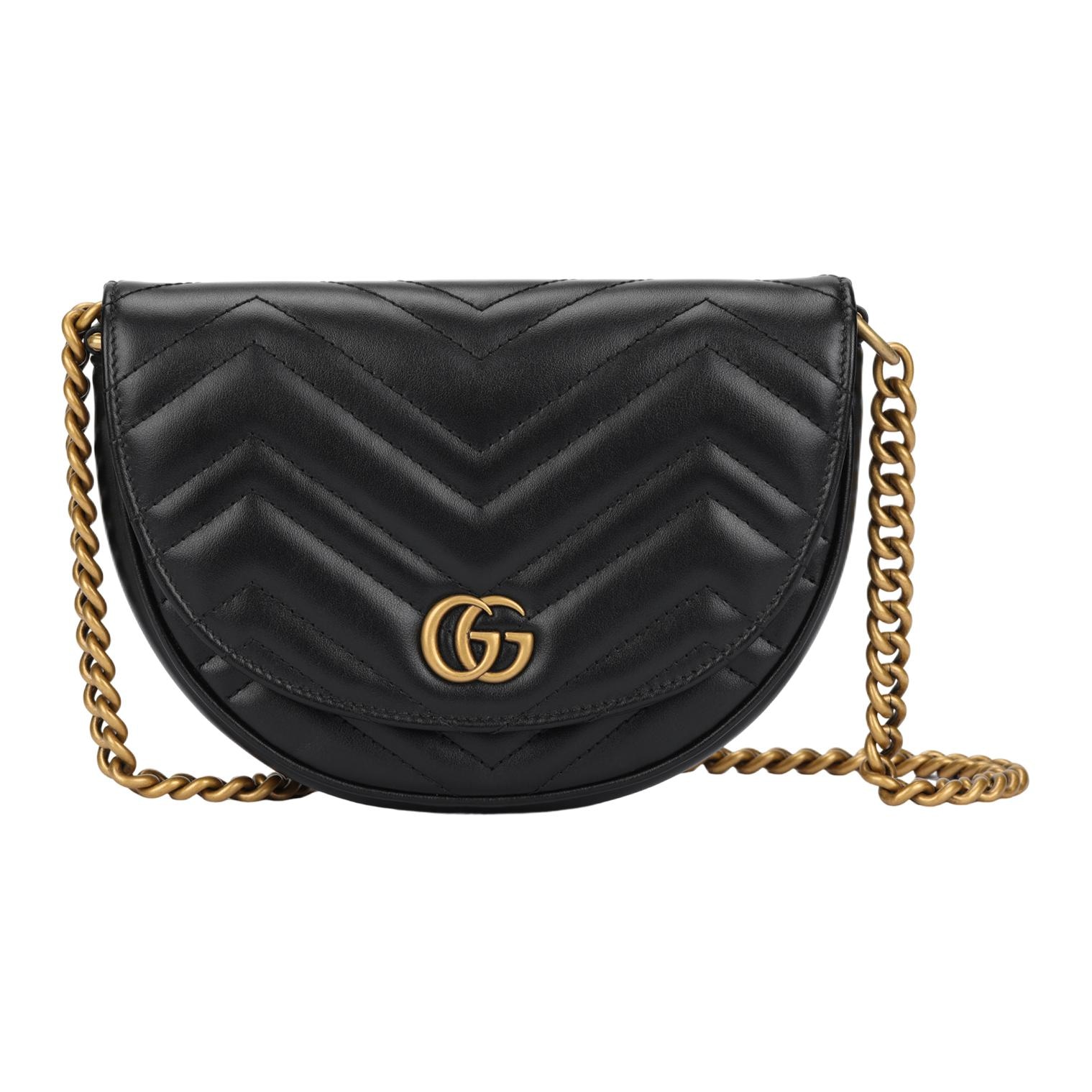 GUCCI/古驰 Gucci Marmont Mini Black