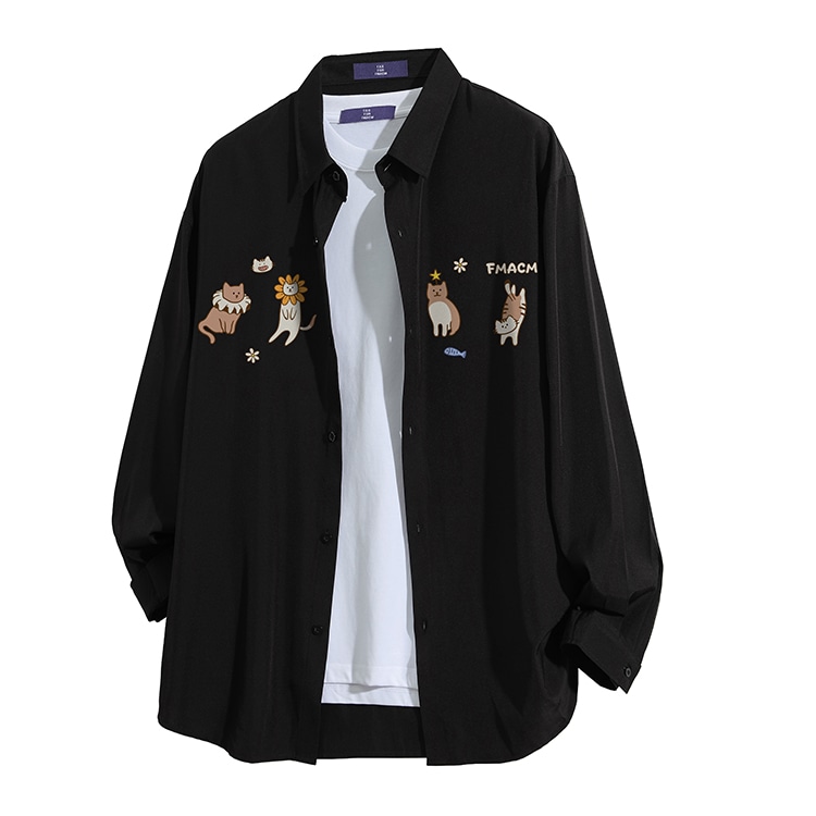 FAX FOR FMACM Cat Print Shirt