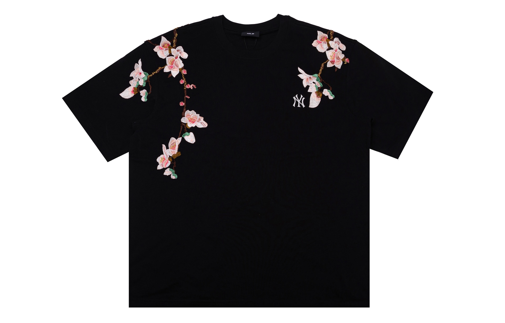 MLB New York Yankees Floral Embroidery Tee