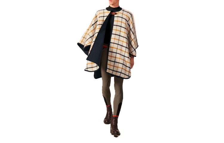 HERMES/爱马仕 Hermes Reversible Check Cape