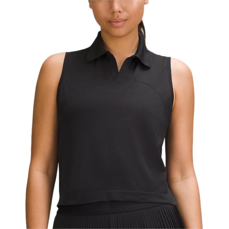 lululemon/露露乐蒙 lululemon Swiftly Tech Sleeveless Polo Shirt Colour Tip Polo