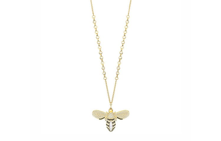 Swarovski/施华洛世奇 Swarovski Bee Long Necklace Gold Plated