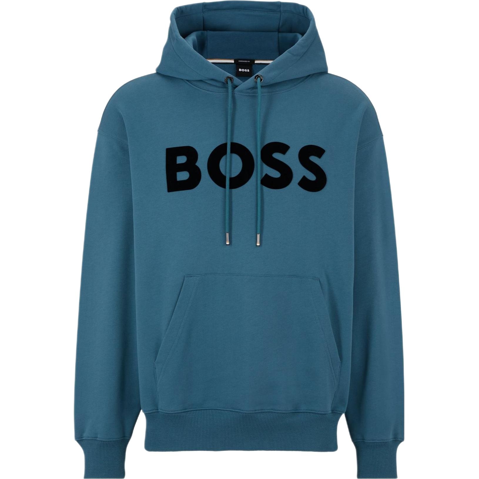 HUGO BOSS Hooded Sweatshirt Turquoise