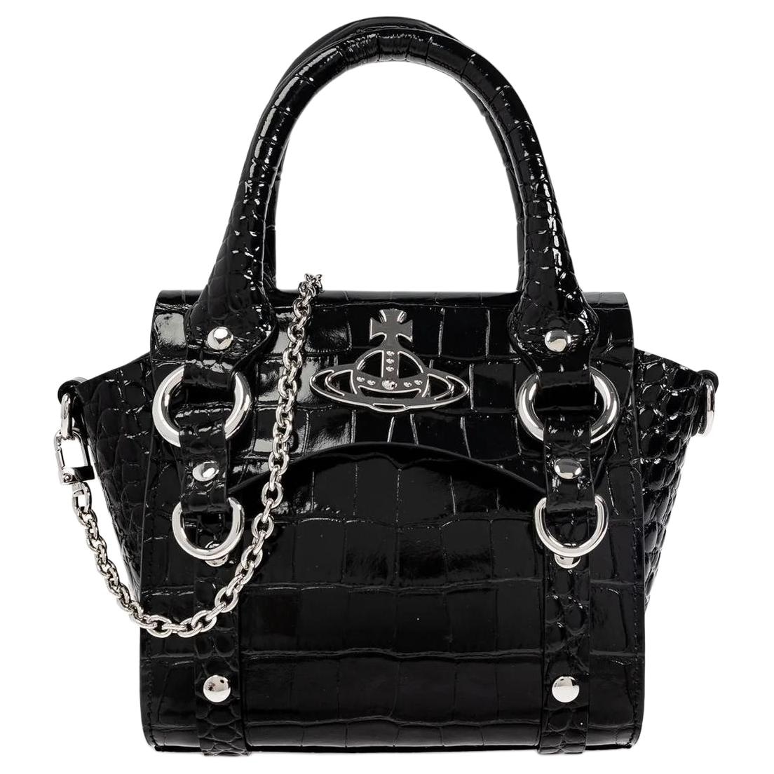 Сумки Vivienne Westwood Classic Saturn Logo Mini Handbag
