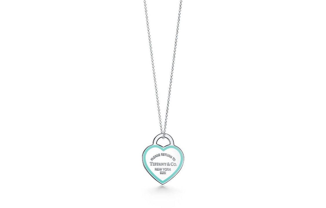 TIFFANY & CO./蒂芙尼 Tiffany & Co. Heart Pendant Necklace 925 Silver
