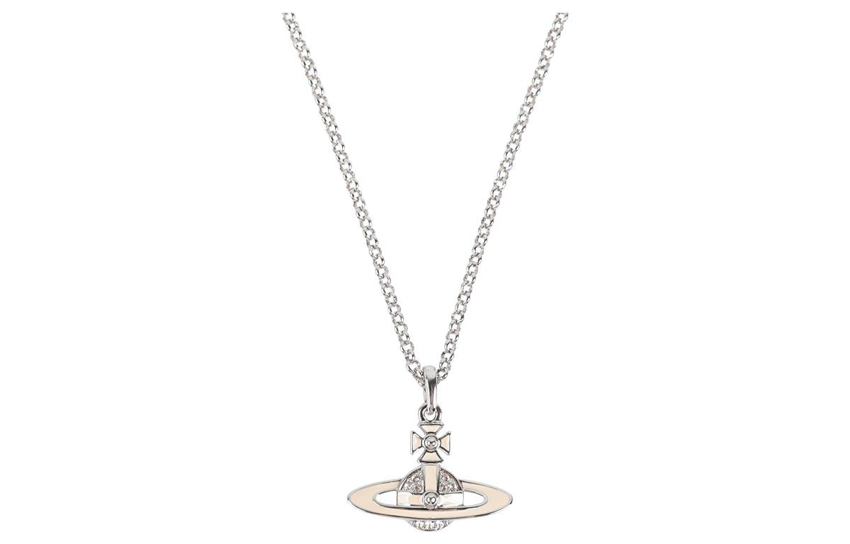 Vivienne Westwood Saturn Necklace Silver