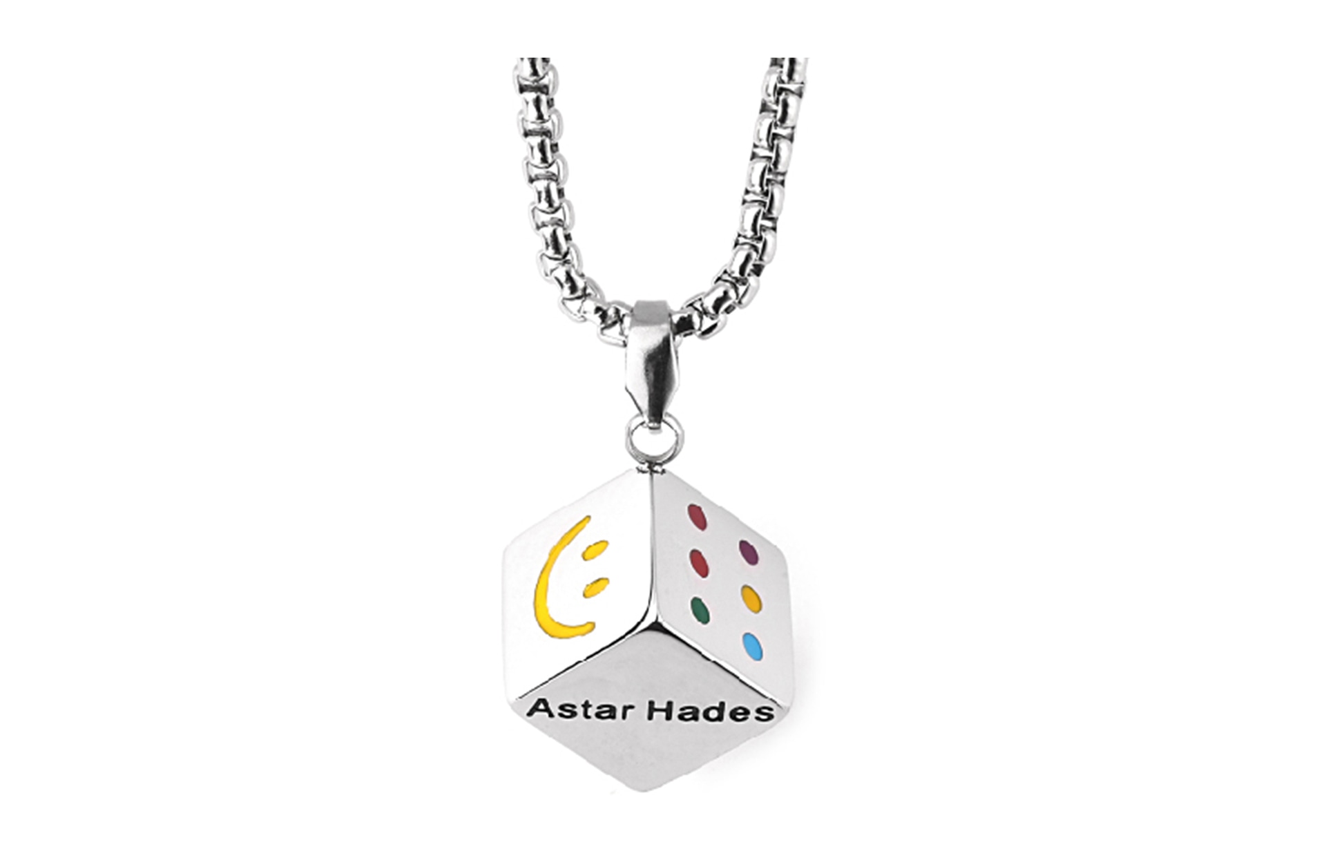 ASTAR HADES Lucky Smile Dice Necklace